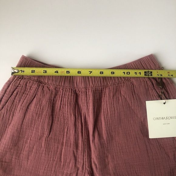 Cynthia Rowley Pink Blush Cotton Shorts Womens XS With Pockets - Picture 7 of 9